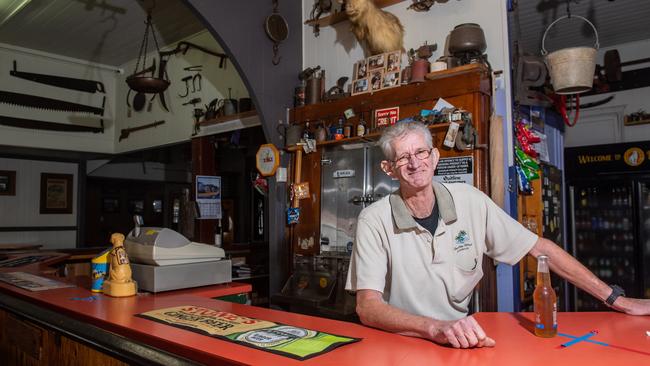 Forest Hill pub barman Skin, (aka John Whitney) was named the best bartender in the Lockyer Valley and Somerset Region. PHOTO: Ali Kuchel