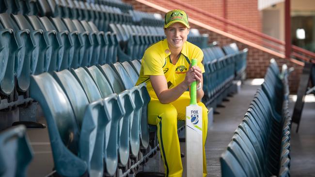 Superstar Ellyse Perry will become one of Foxtel’s longest serving ambassadors. Brad Fleet