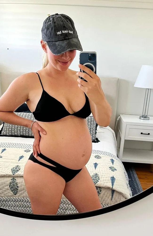 The 37-year-old fitness star is currently pregnant with her second child. Picture: Instagram/TiffHall