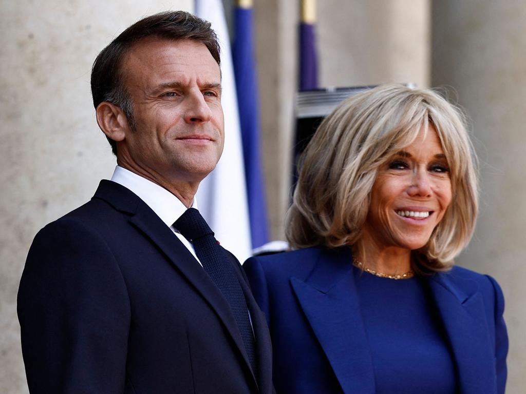 The President’s office said the pair were ‘decompressing one last time’ before their trip began. Picture: Sameer Al-Doumy/AFP