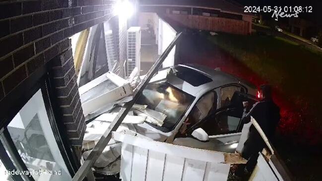 'Shocked': Alleged drink driver smashes through Melbourne family home