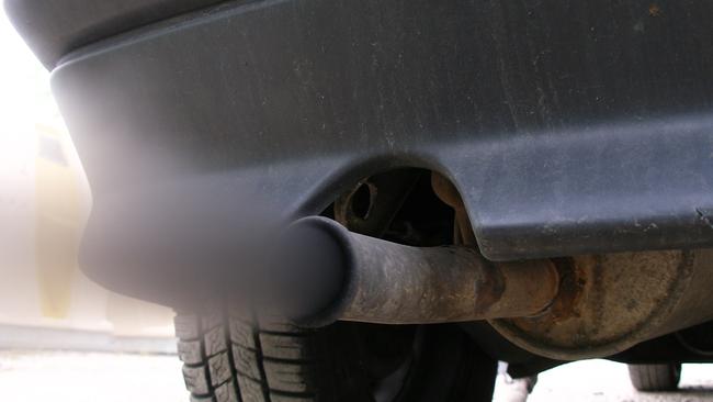 Car exhaust accounts for the majority of nitrogen oxides in the air.