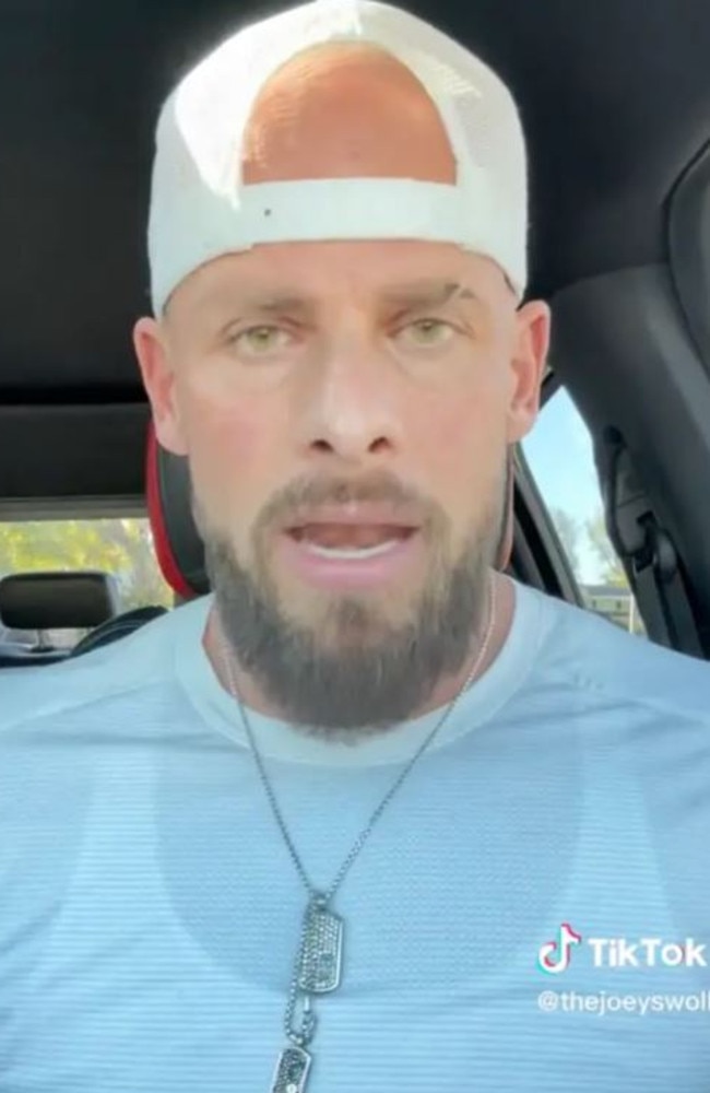 Fellow fitness influencer Joey Swoll called out the streamer, saying that she 'needs to do better'. Picture: TikTok