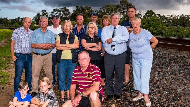 Back row: Geoff Morgan, Greg Broad, Barry Martin, Mathew Miles, Margaret Miles and Robert Stack. Middle row: Gary Hall, Deslie Broad, Jennifer Wade, Laurie Smith, Barbara King. Front Row: Lachlan Martin, Connor Martin and Steven Benyon.