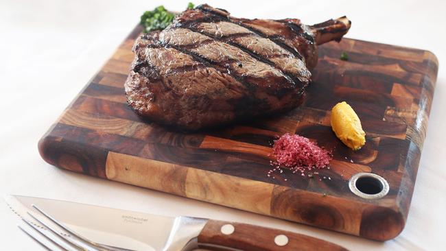 Cape Grim Rib Eye from The Astor Grill. Picture: NIKKI DAVIS-JONES