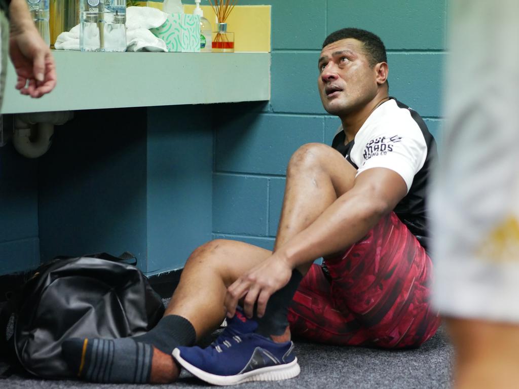 Nepote Dawadawa at the Battle of the Reef fight night at the Townsville Entertainment and Convention centre, October 7 2023. Picture: Blair Jackson.