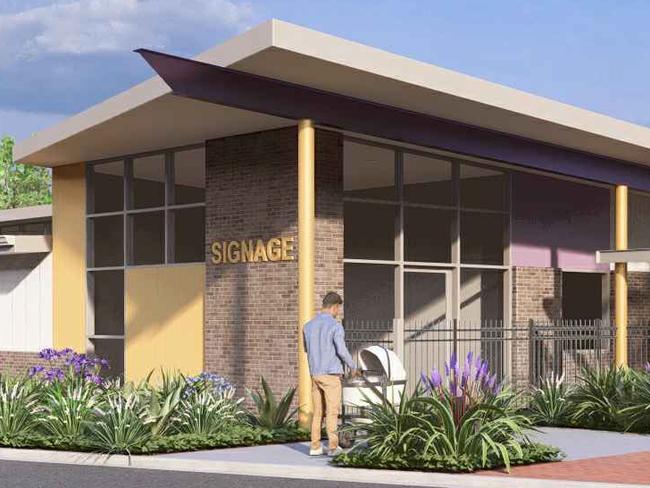 Mock ups of the new childcare centre set to be built on Anzac Hwy at Glenelg East. Picture: Supplied