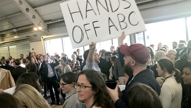 ABC staff are demanding Justine Milne’s head. .