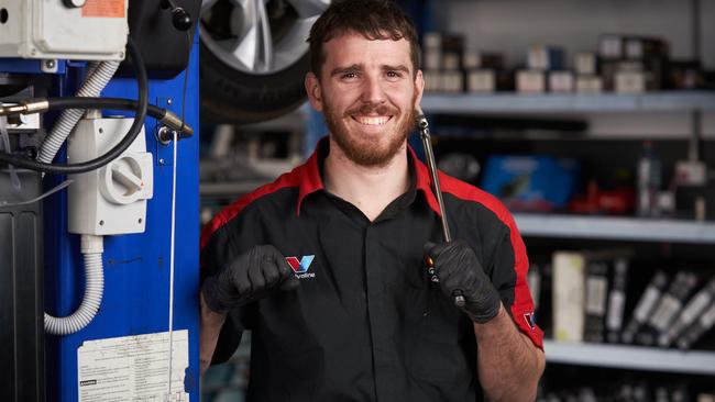 James Whitehead has found a new job at Auto Masters in Smithfield Plains. Picture: Matt Loxton