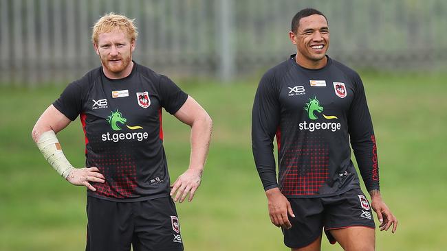 Graham and Frizell had no qualms about a park session. (Phil Hillyard)