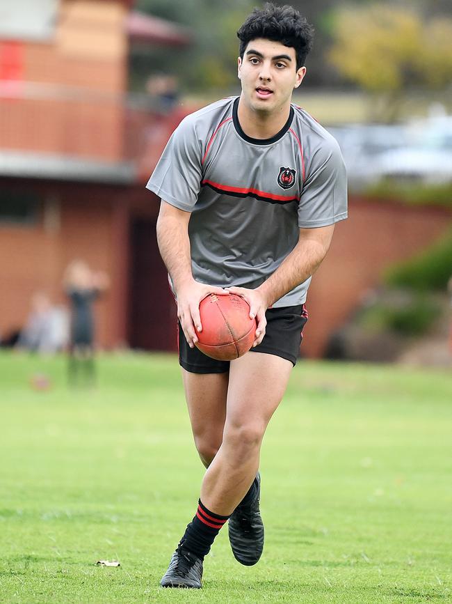 Rostrevor captain Xavier Tranfa has shone this Messenger Shield campaign. Picture: Tom Huntley