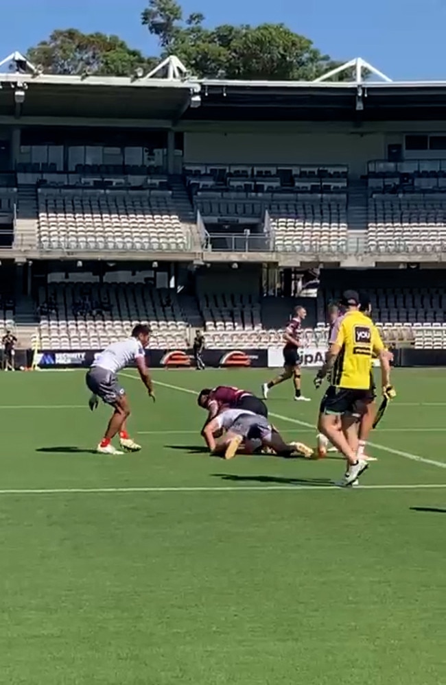 The Dragons hosted Manly at Jubilee for a pre-season scrimmage.