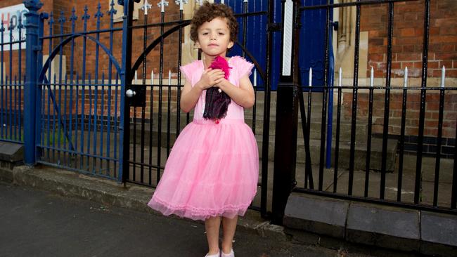 Boys in 2024 pink dresses