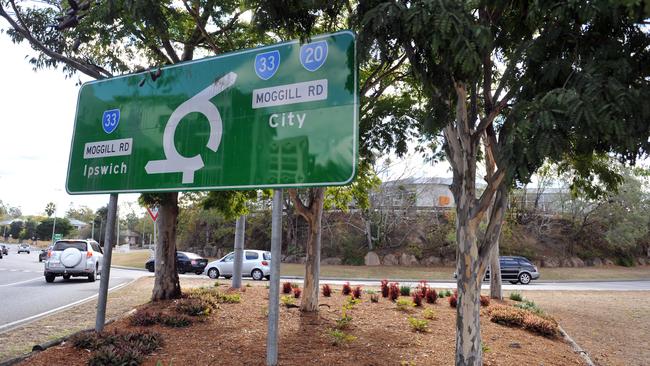 The Indooroopilly roundabout. Picture: Paul Guy