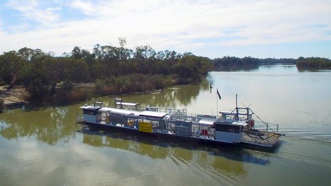 The Lyrup ferry will also recommence operations from midday. Picture: Department of Infrastructure and Transport