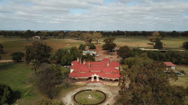 Grand heritage: Nangunia Station at Berrigan.
