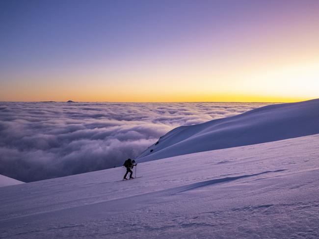 EMBARGO FOR TWAM 26 NOVEMBER 2022. FEE MAY APPLY .  33 The end of a perfect day, Mt Bogong. Photo: Mark Watson/Supplied