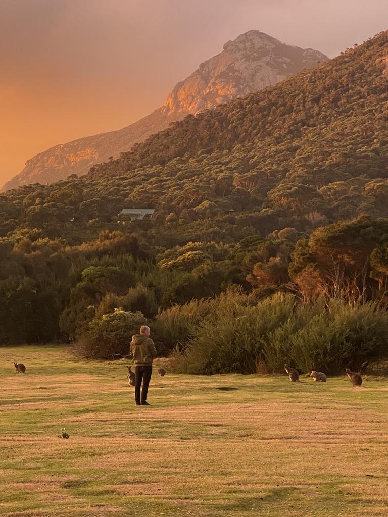 Reader picture for your Focus on Tasmania. Golden hour under Mt Strelecki Flinders Island Picture Ryan Kincade. ***ONE TIME USE ONLY***