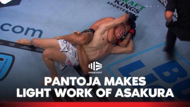 AND STILL! Pantoja chokes out debutant