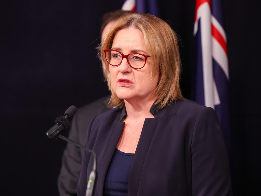 Premier Jacinta Allan on Wednesday said she was open to bringing forward a ban, which would make it illegal to carry machetes. Picture: Brendan Beckett