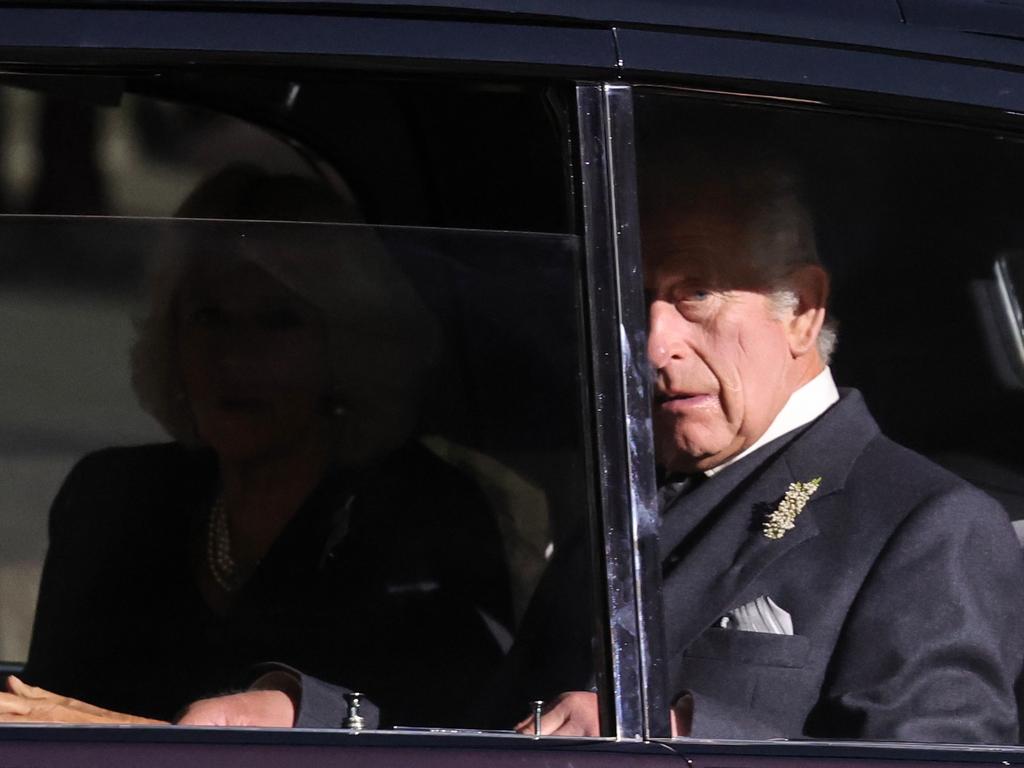 King Charles III departs St Giles’ Cathedral. Picture: Chris Jackson/Getty Images