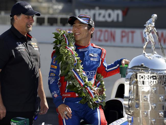 Andretti with Indy 500 champion Takuma Sato.