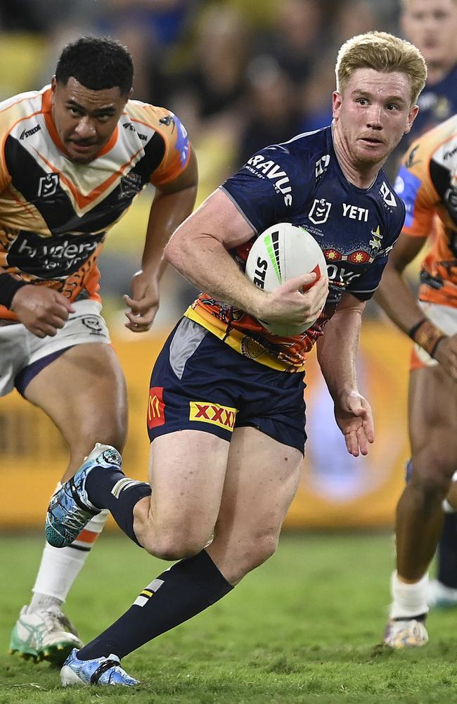 Billy Slater is confident Tom Dearden will step up for the Maroons. Picture: Getty Images