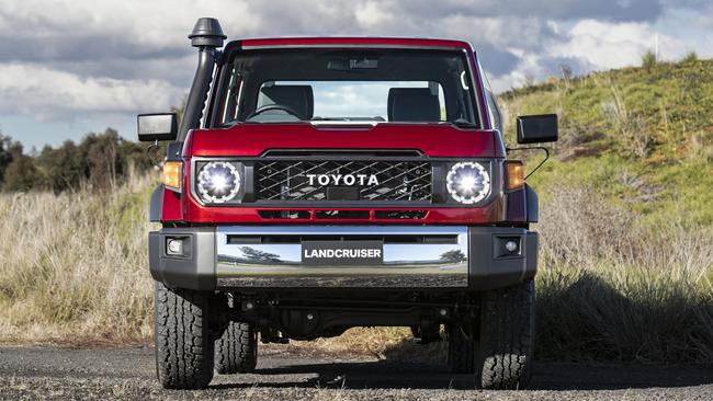 2024 Toyota LandCruiser 70 Series with four-cylinder turbo diesel engine