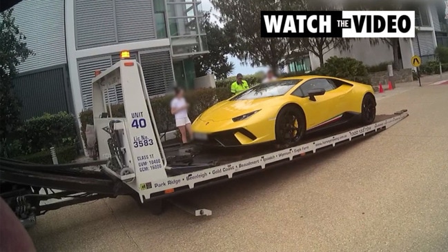 Lamborghini impounded on Gold Coast