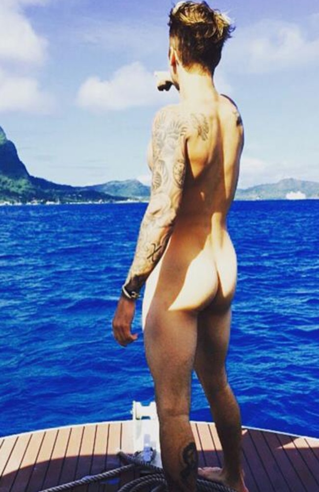 Justin Bieber admires the view. So does everyone else.