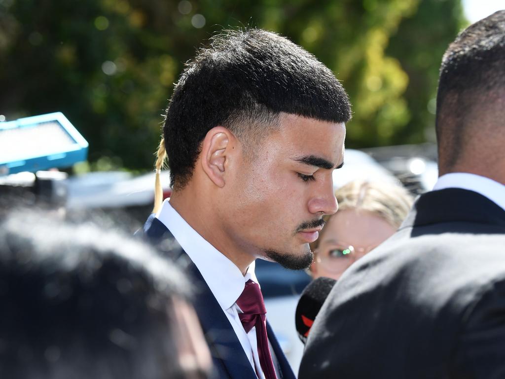 Taylan May leaving Maroochydore Magistrates Court. Picture: Patrick Woods.