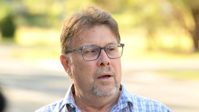 Neighbour Richard Macdonald claims the dogs were aggressive. Picture: Lyndon Mechielsen/Courier Mail