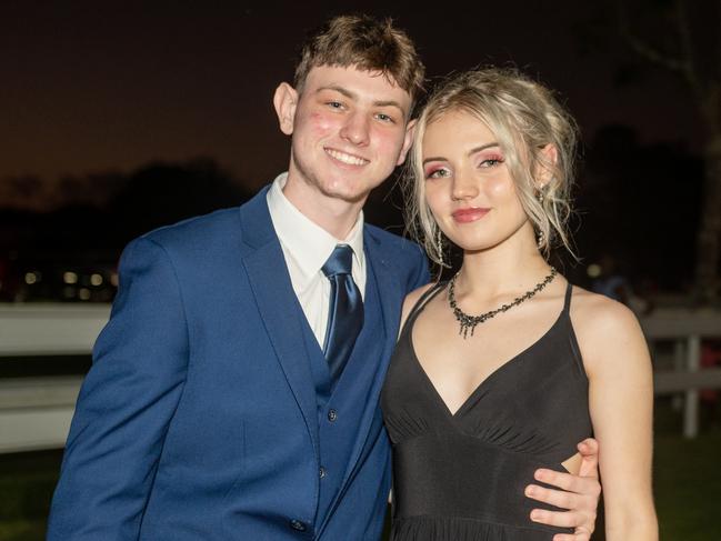Ethan and Novella Koch at Mackay State High School formal 2022.Picture: Michaela Harlow