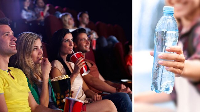 A Brisbane mum was shocked at the price of water at the movies