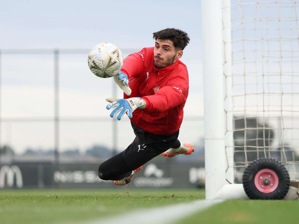 Melbourne City goalkeeper Patrick Beach. Picture: Getty Images