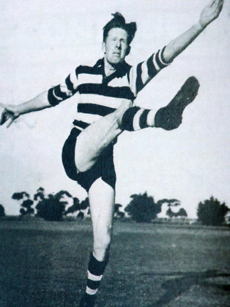 Bill McMaster, in his playing datys at the Cats. Picture: Supplied