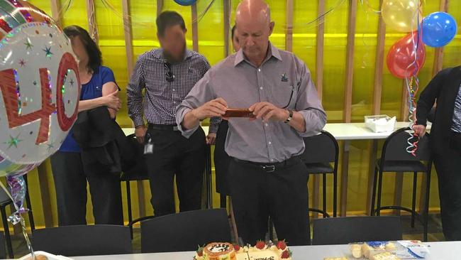 'PROOF': Proof that Bob Fredman retired from the council and was not sacked, Gympie region mayor Mick Curran said yesterday, is this photograph from Mr Fredman's retirement party. Picture: Contributed