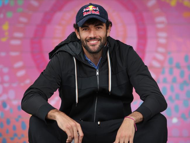 Matteo Berrettini is excited to play in Red Bull Bassline on Rod Laver Arena. Picture: David Caird