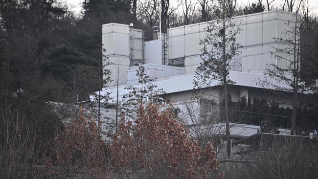 The special fortress-like residence of South Korea's impeached President Yoon Suk Yeol in Seoul. Previous presidents have lived in the traditional Blue House. Picture: Philip Fong / AFP