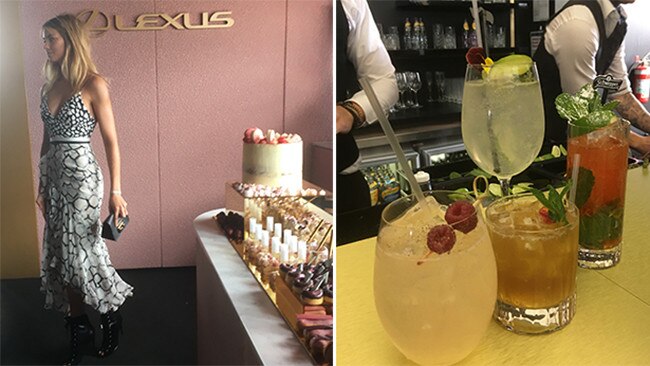 Elyse Taylor has more willpower than most at Lexus. She can pass on desserts, but what about a cocktail in the Schweppes marquee?