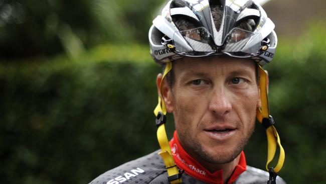 Disgraced cyclist Lance Armstrong.