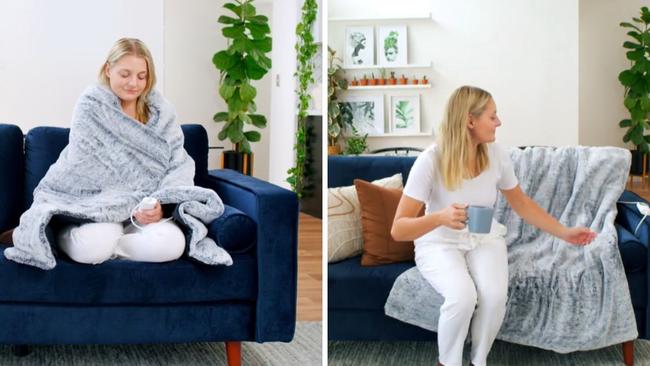Feel Perfect Heated Throw Blankets Picture: Youtube/Sunbeam