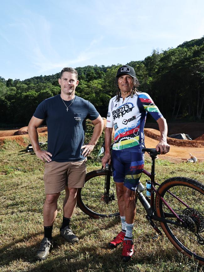 The UCI Masters Mountain Bike World Championships has begun at Smithfield Mountain Bike Park, with competitors over 35 years competing on the rainforest trails for the title of World Champion. Cairns local downhill racer Mick Hannah will be racing on the trails next weekend during Crankworx, while David 