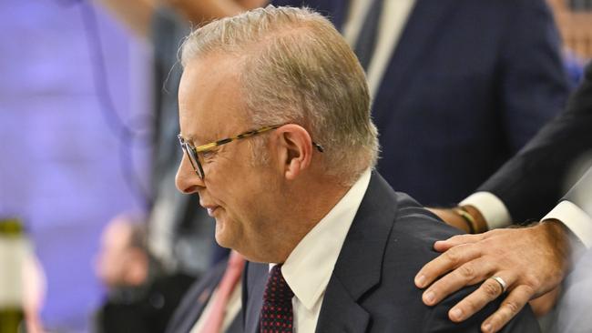 CANBERRA, AUSTRALIA  - NewsWire Photos - January 24, 2025:  Prime Minister Anthony Albanese arrives for his National Press Club address in Canberra. Picture: NewsWire / Martin Ollman