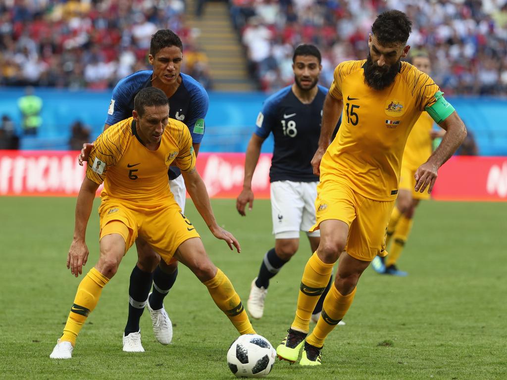 Australia will face two of the same three opponents from the 2018 World Cup Group in France and Denmark. Picture: Robert Cianflone/Getty Images