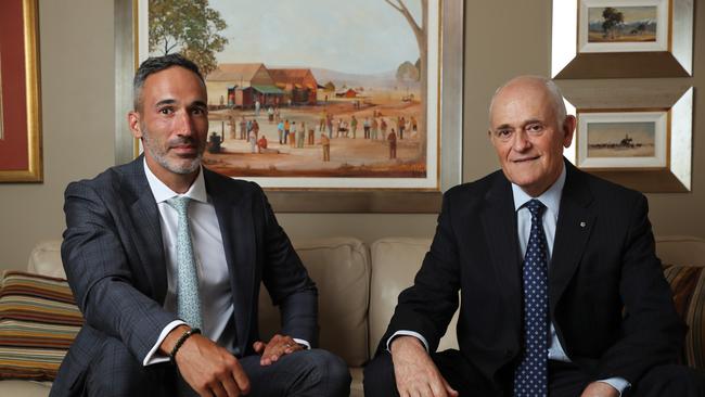 ECAJ Co-CEO's Alex Ryvchin and Peter Wertheim in Sydney. Picture: John Feder