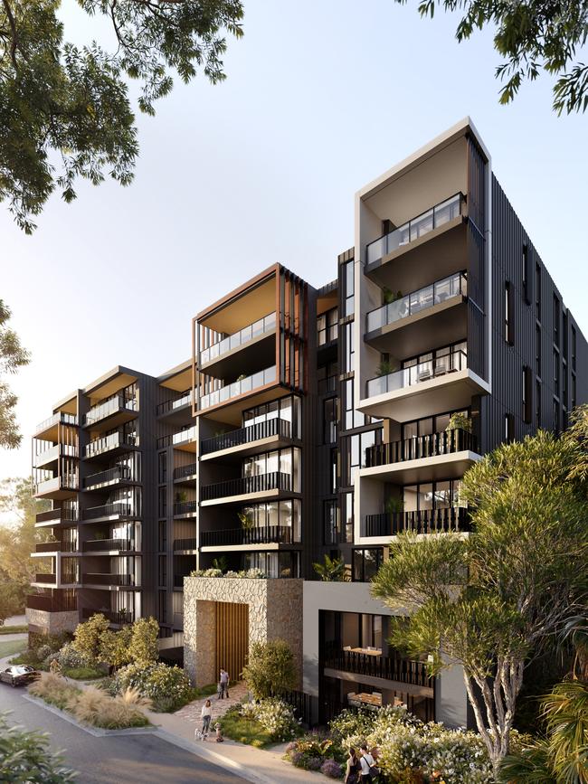 Artist's impressions of Ironbark apartments.