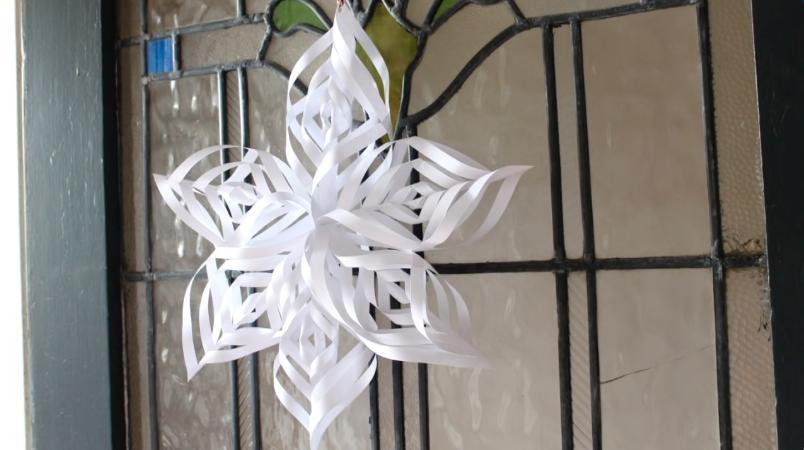 How to make a paper Christmas star Video Kidspot