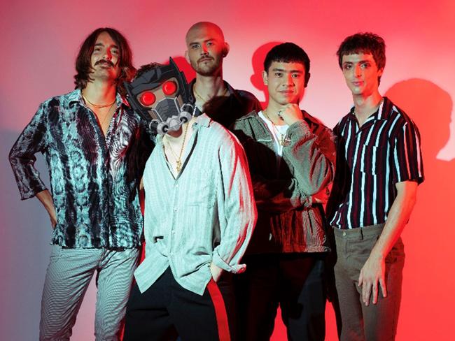 Queensland band Soft Treadly will perform the hit soundtrack for the Marvel Studios film Guardians of the Galaxy, featuring the songs of the main character, Peter Quill's mixtape. Photo: Supplied.