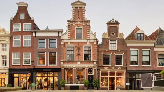 Shopping street in the centre of Alkmaar.